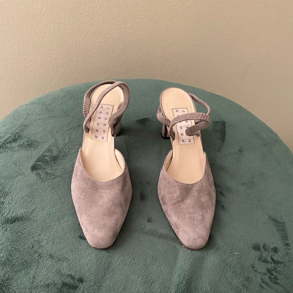 Joseph Abboud suede heels, made in Italy